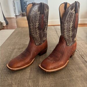 LUCCHESE cowboy leather boots